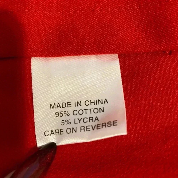 ST. John Sport Red and Navy Cropped Jacket Size Small - Picture 12 of 13